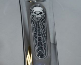 Custom "Skull Web" Dash Insert Decal for 2008 2013 Harley FLHX Street Glide