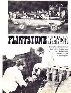Vintage NHRA IHRA AHRA Drag Racing Plymouth Barracuda Funny Car Flintstone Flye