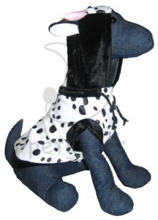 Pet Dog Cat Cow Halloween Costume White Black Small Apparel Size 10 12 14 18