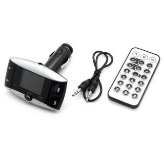 1 5" LCD Car Kit Bluetooth  Smart Phone FM Transmitter Modulator SD MMC USB