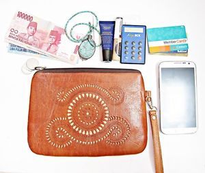 Ever Women Genuine Leather Wallet Clutch Wristlet Bag Purse Phone Cash Cards