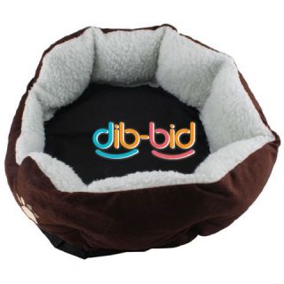 Door Pet Round Puppy Dog Cat Soft Winter Warm Big Bed House Nest Basket Pad Mat