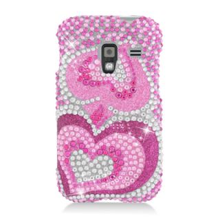 For Samsung Admire 4G R820 Full Diamond Case Pink Heart
