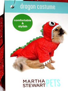 New Martha Stewart Pet Dog Red Dragon Demon Halloween Costume Dress XS x Small