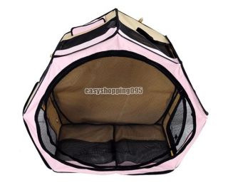 Portable Pet Crate Cage Dog Cat Tent Puppy Exercise Playpen Kennel 3 Sizes EY0H