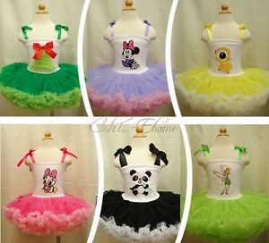 Girls Kid Pettiskirt Party Tutu Skirt Dress Up Dance Xmas Costume Outfit Sz 2 10