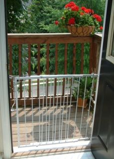 Cardinal Duragate Wall Mount Any Angle Steel Dog Pet Child Gate White MG25 WH