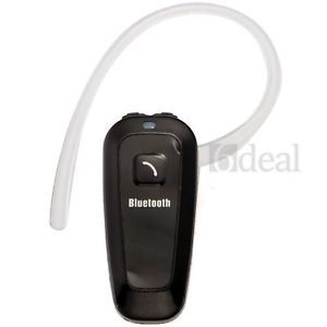 Black Bluetooth V2 0 Handsfree Headset with USB Cable for iPhone Cell Phone PDA