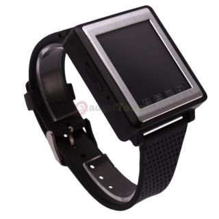 New AK810 A Wrist Watch Cell Phone Mobile  MP4 FM Bluetooth GPRS WAP Black