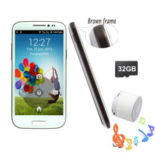 New Unlocked 5 0 inch Android 4 2 Capicitive 1GHz Cell Smart Phone S4 I9500 WiFi