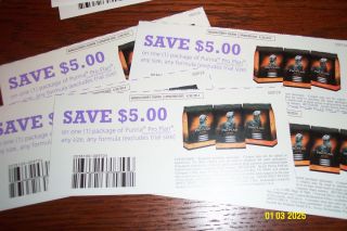 Eight 8 Coupons for $5 Off Any Purina Pro Plan Dog Food