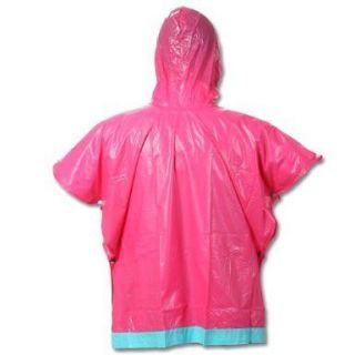 Disney Sweet Minnie Mouse Kids Girls Hooded Rain Coat Poncho One Size Pink