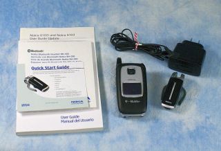 Nokia 6103 T Mobile Cell Phone Camera Bluetooth FM Radio w Accessories 758478010884