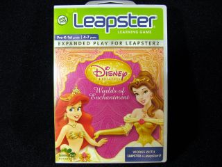 Leap Frog Leapster 2 Disney Princess Enchantment Learning Game Pre K 1st 4 7yrs