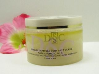DSC Sensual Dead Sea Body Salt Scrub with Aromatic Oils 15 8 oz 500 GR