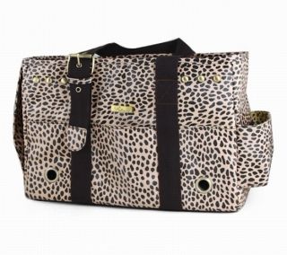 New Petcare Leopard Print Pet Dog Cat Bag Carrier Small 40x15x25cm