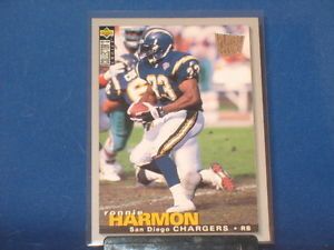 Ronnie Harmon 1995 Collectors Choice Players Club Silver 119 San Diego Chargers