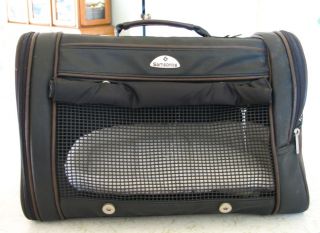 Samsonite Airline Approved Dog Cat Brown Black Pet Carrier Size Small