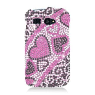For Kyocera Hydro C5170 Cover Bling Diamond Rhinestone Cell Phone Accessory Case