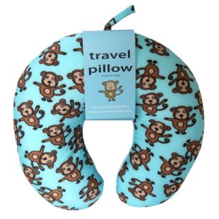 Little Honey Plush Monkey Travel Neck Pillow New