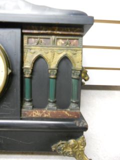 Sessions Black Mantel Clock Circa 1900