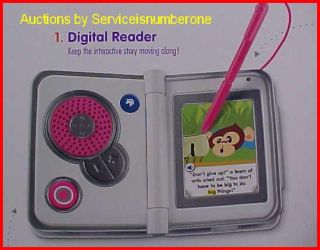 Fisher Price iXL 6 in 1 Kids Learning System Pink Digital Reader  Game Player
