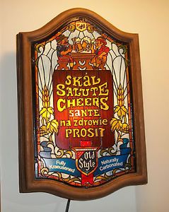 Vintage Heileman Old Style Beer Sing Bar Sign Vintage -  UK