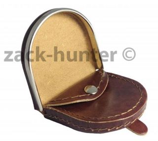 Mens Gents Real Leather Coin Wallets Coin Purse Wallet Change Pouch Coin Tray