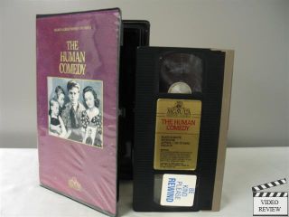 The Human Comedy VHS Clamshell Mickey Rooney Frank Morgan James Craig Brown