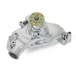 Weiand 9242P Action Plus Polished Water Pump Big Block Chevy Long Pump