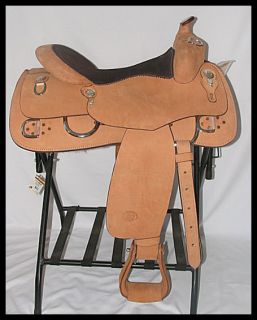 Royal King Roughout Training Saddle "15 5" Suede Seat" Veri Flex Tree
