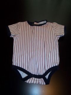 Baby Boy Red White Blue Referee One Piece Cotton Shirt Vitamins Baby 9 Months