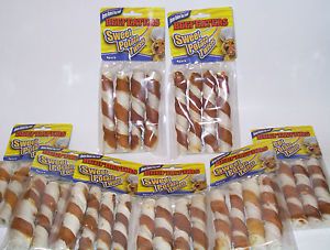 Beefeaters Sweet Potato Rawhide Twists Lot Dog Puppy Chewing Teething Treats