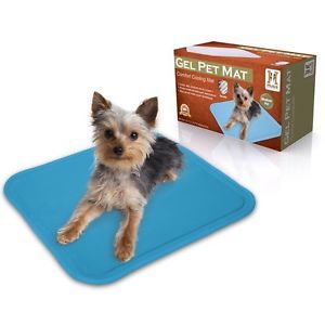 Pet Comfort Cool Gel Mat Cooling Soft Dog Bed for Crates Travel in Outdoors