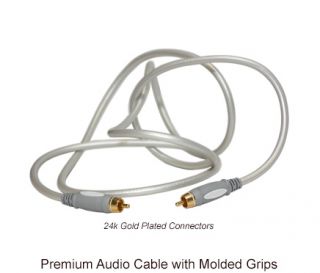 High Performance Premium 3 Feet Digital Coaxial Audio Subwoofer Cable s PDIF 24K