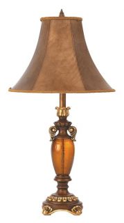 Kensington Antique Painted Glass Table Lamp Accent Lamp