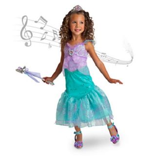 New  Princess Ariel Singing Costume Gown Little Mermaid 2014