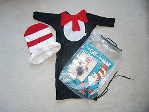 Girls Boys Baby Infant Cat in The Hat Dr Seuss Halloween Costume Very Cute