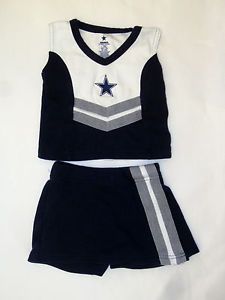 Dallas Cowboys Cheerleader Outfit Costume Infant Toddler Girl 12 18 M