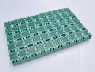 50pcs Electronic Component Box Storage Box SMD Tool Pink Green Blue White New