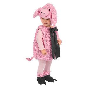 One Step Ahead Baby Toddler Pig Halloween Costume Bubble Suit