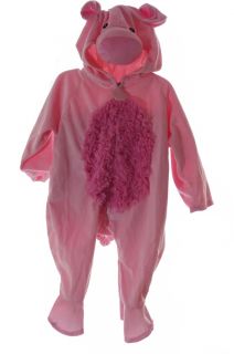 Baby Toddler Infant Girls Pink Pig Piggy Piglet Halloween Costume Warm Small New