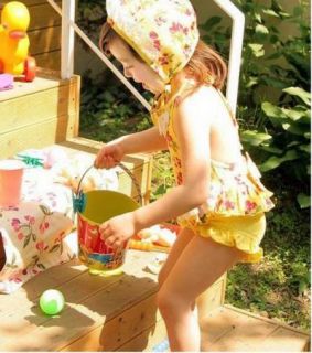 Girls Baby Cherry Blossoms Tankini Bikini Swimsuit Swimwear Swimming Costume 2 6