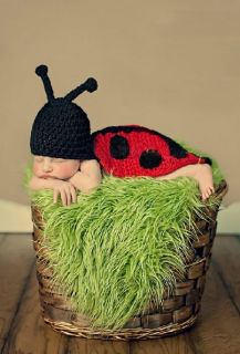 Baby Costume Photo Photography Prop Knit Crochet Beanie Animal Hat Cap Set