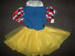 NWT Disney Classics Snow White Halloween Costume Toddler Youth Girls Large 4 6X
