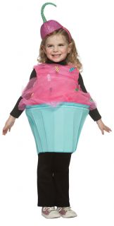 Cute Children's Cupcake Girl Costume Child Toddler Size 3 4