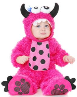 Infant Toddler Baby Pink Monster Halloween Costume