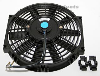 Universal 10" Radiator Electric Cooling Fan Straight Blade Muscle Car Off Road