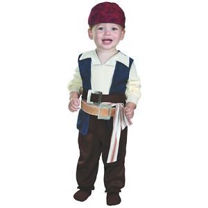 Jack Sparrow Pirates of The Caribbean Toddler Baby Infant Boys Halloween Costume
