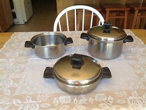 Rena-Ware Cookware Set Vintage Made Is USA 3-ply 18-8 Pots Pans - household  items - by owner - housewares sale 